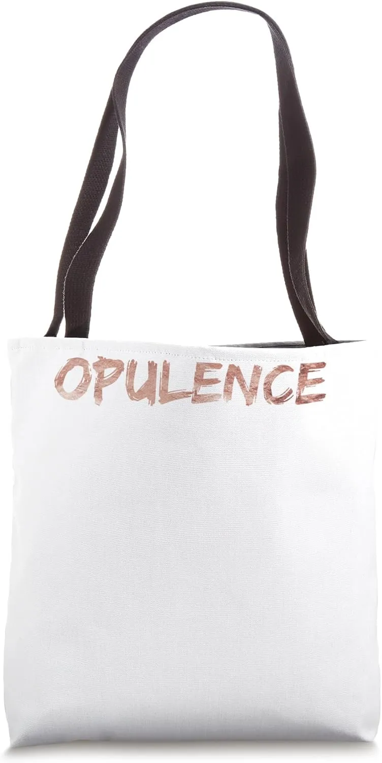 Opulence Affirmations Prosperity Viral Trending Concert Tote Bag