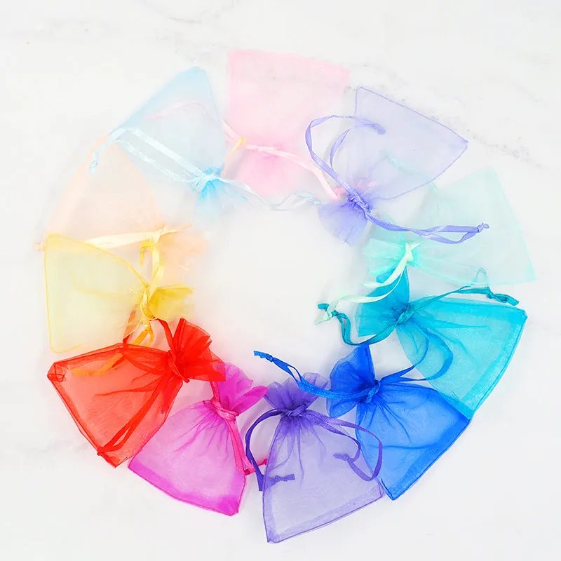 ORGANZA MINI 10CM X 7.5CM ROYAL 7PC