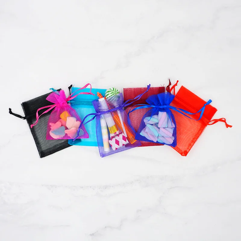 ORGANZA MINI 10CM X 7.5CM ROYAL 7PC