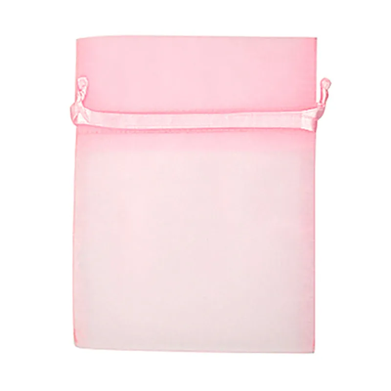 ORGANZA SMALL 17CM X 12.5CM B PINK 5 PC
