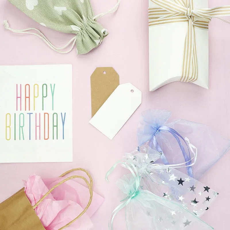 ORGANZA SMALL 17CM X 12.5CM LAV 5PC