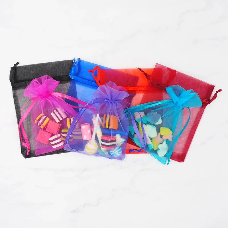 ORGANZA SMALL 17CM X 12.5CM ROYAL 5PC