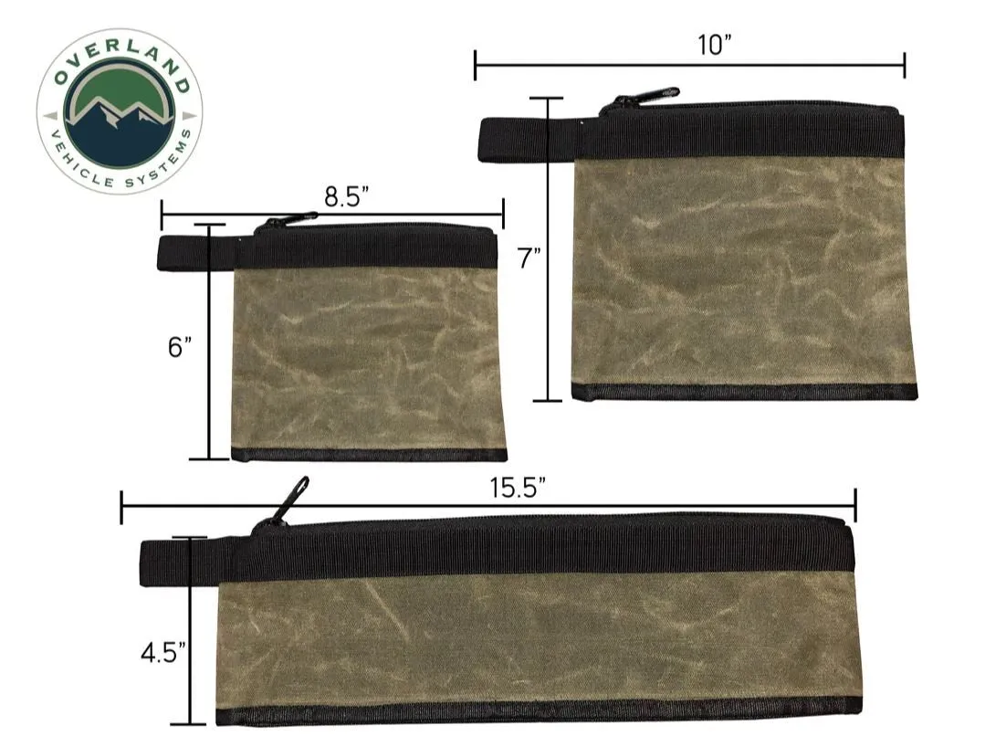 Overland Vehicle Systems Medium Canvas Bags   3 set
