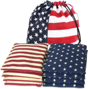PetGirl Cornhole Bags Premium Weather Duckcloth Cornhole Bean Bags Cornholebags Set of 8 Regulation