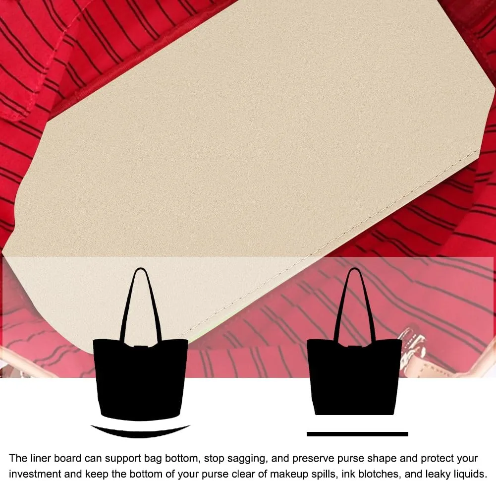 PH PandaHall 6pcs 3 Sizes Felt Bag Shaper, Rectangle Bag Support Insert Base Camel Handbag Base Insert Purse Bottom Insert Bag Stabilizer Bag Liner Board for Tote Leather Purse Crossbody Bag Backpack