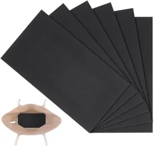 PH PandaHall 6pcs Black Handbag Base Shaper, 9.8 x 5 Inch Bag Purse Bottom Insert Plastic Bag Stabilizer Bag Liner Board Rectangle Sheet for Handbag Tote Leather Purse Bag Backpack Knitting Bag