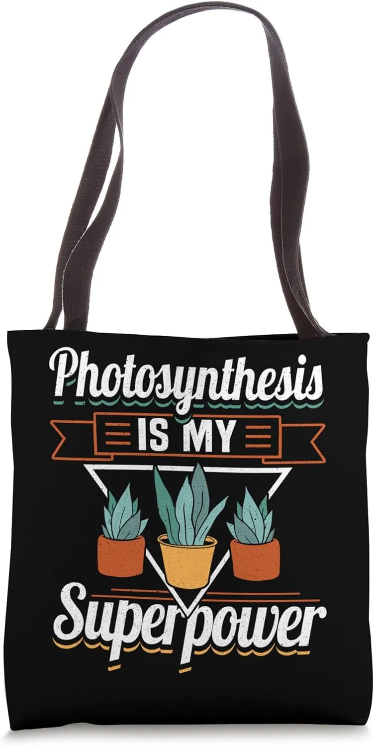 Plant Lover Gardening Succulent Photosynthesis Is My Tote Bag
