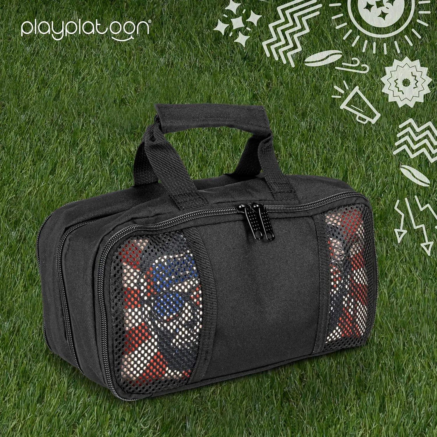 Play Platoon Cornhole Bag Carrying Bag, Corn Hole Carry Case, Carrying Case for Cornhole