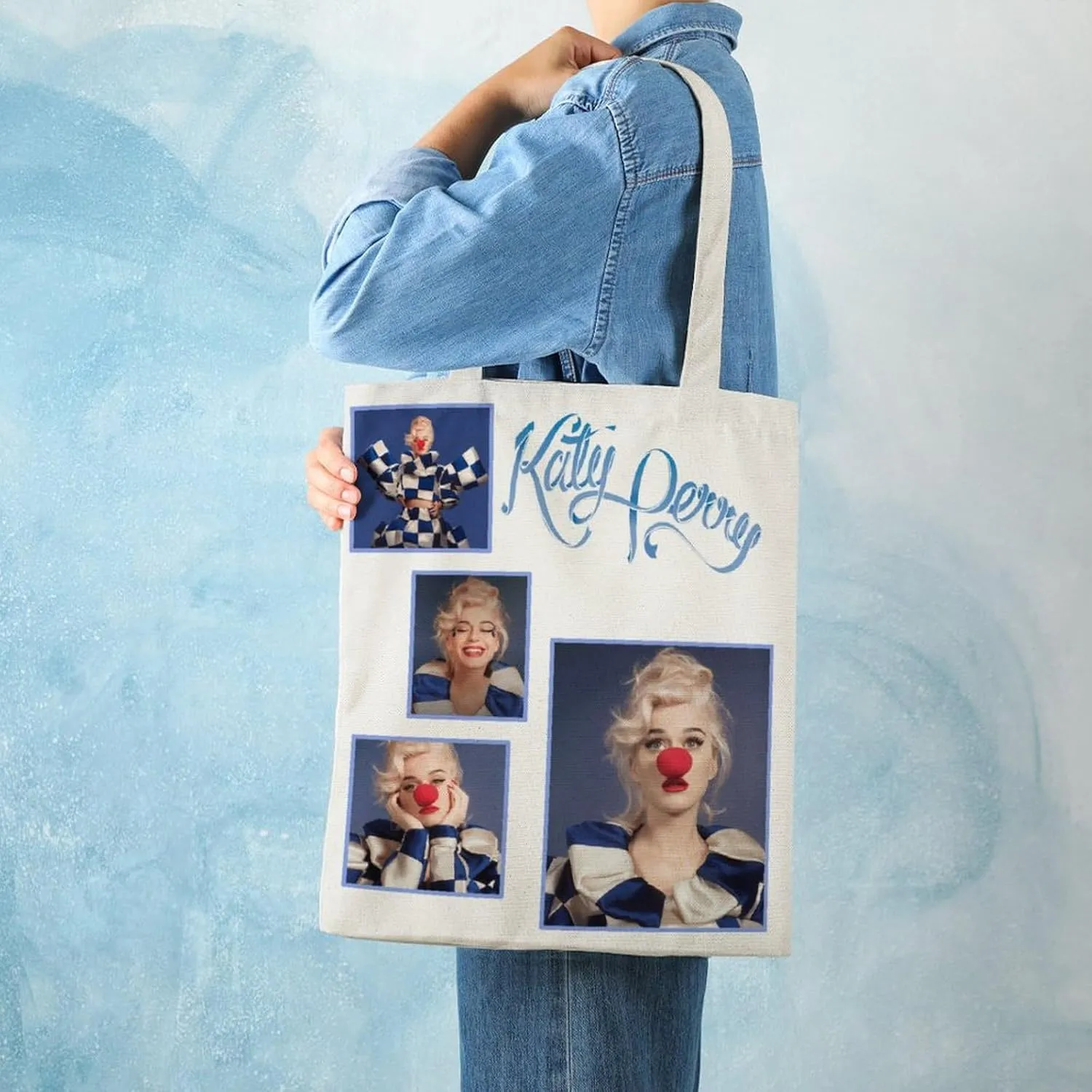 Pop Music Tote Bags, Womens Shoulder Bag, Print Travel Bag, Novelty Canvas Tote Bag Double, Funny Reusable Grocery Bag