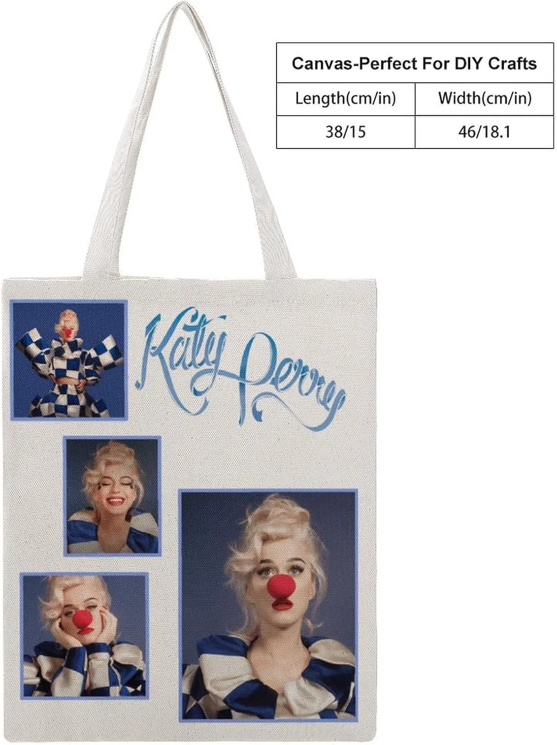 Pop Music Tote Bags, Womens Shoulder Bag, Print Travel Bag, Novelty Canvas Tote Bag Double, Funny Reusable Grocery Bag