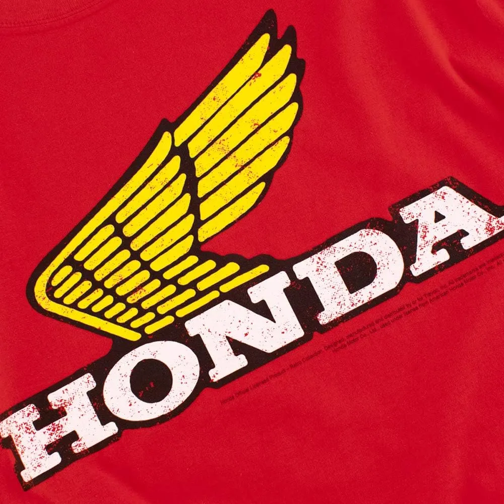 Popfunk Honda Yellow Wing Logo T-Shirt