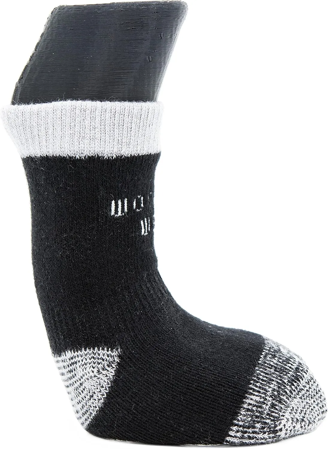 Power Paws Reinforced Foot Dog Socks, Black Grey, XS, Fits 12-25 pounds