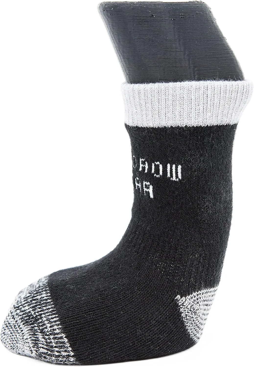 Power Paws Reinforced Foot Dog Socks, Black Grey, XS, Fits 12-25 pounds