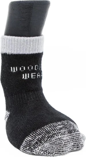 Power Paws Reinforced Foot Dog Socks, Black Grey, XS, Fits 12-25 pounds