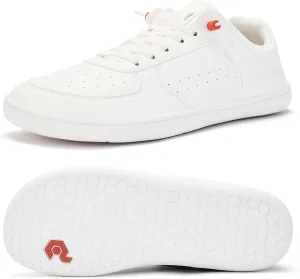 Pulltop Barefoot Wide Toe Box Shoes for Men - Minimalist Barefoot Dress Shoes Sneakers Zero Drop Slip on Walking Non Slip Shoes for Men