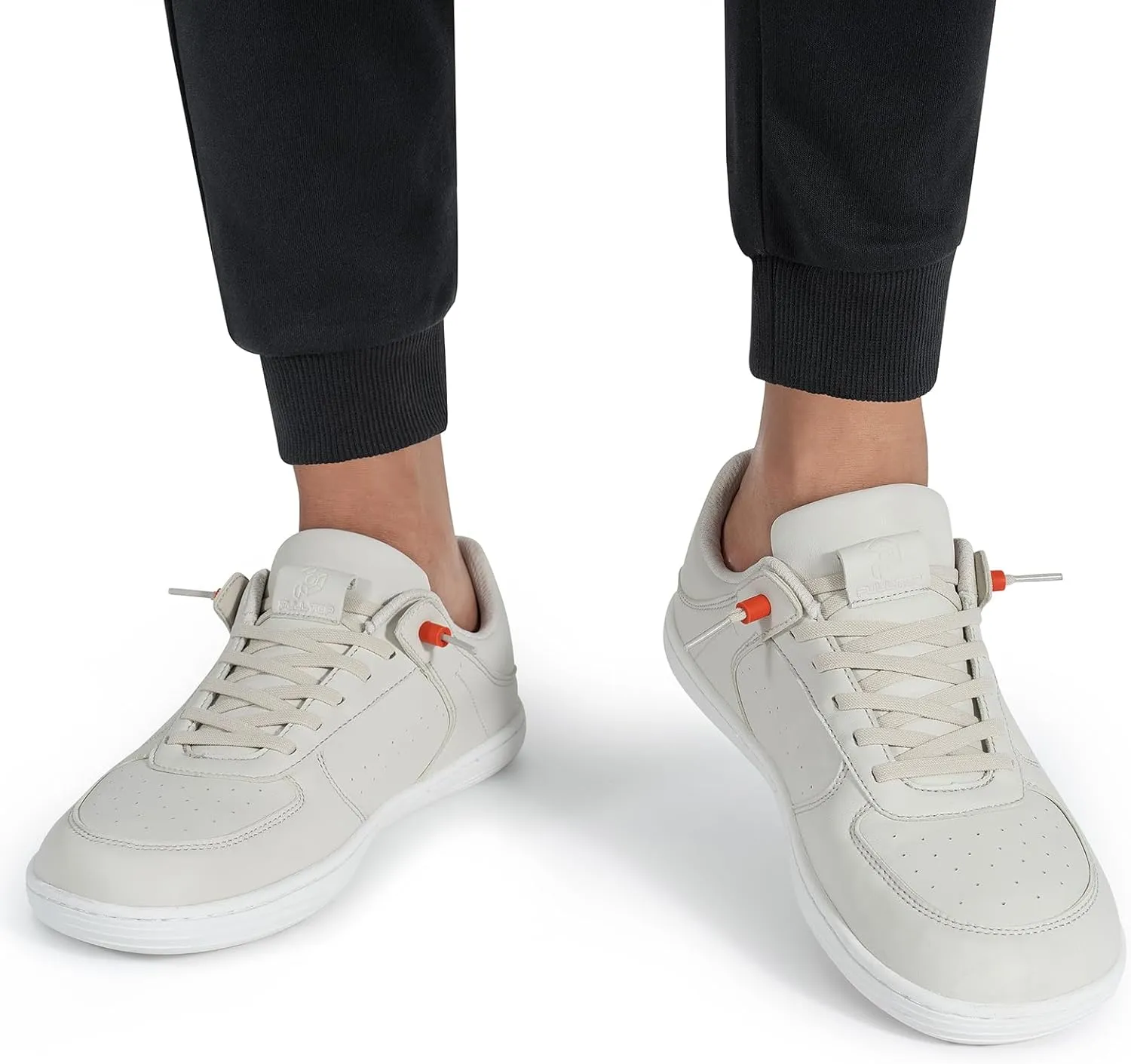 Pulltop Barefoot Wide Toe Box Shoes for Men - Minimalist Barefoot Dress Shoes Sneakers Zero Drop Slip on Walking Non Slip Shoes for Men