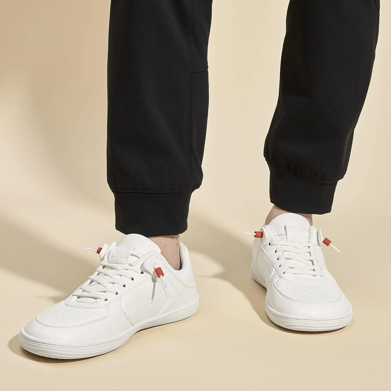 Pulltop Barefoot Wide Toe Box Shoes for Men - Minimalist Barefoot Dress Shoes Sneakers Zero Drop Slip on Walking Non Slip Shoes for Men