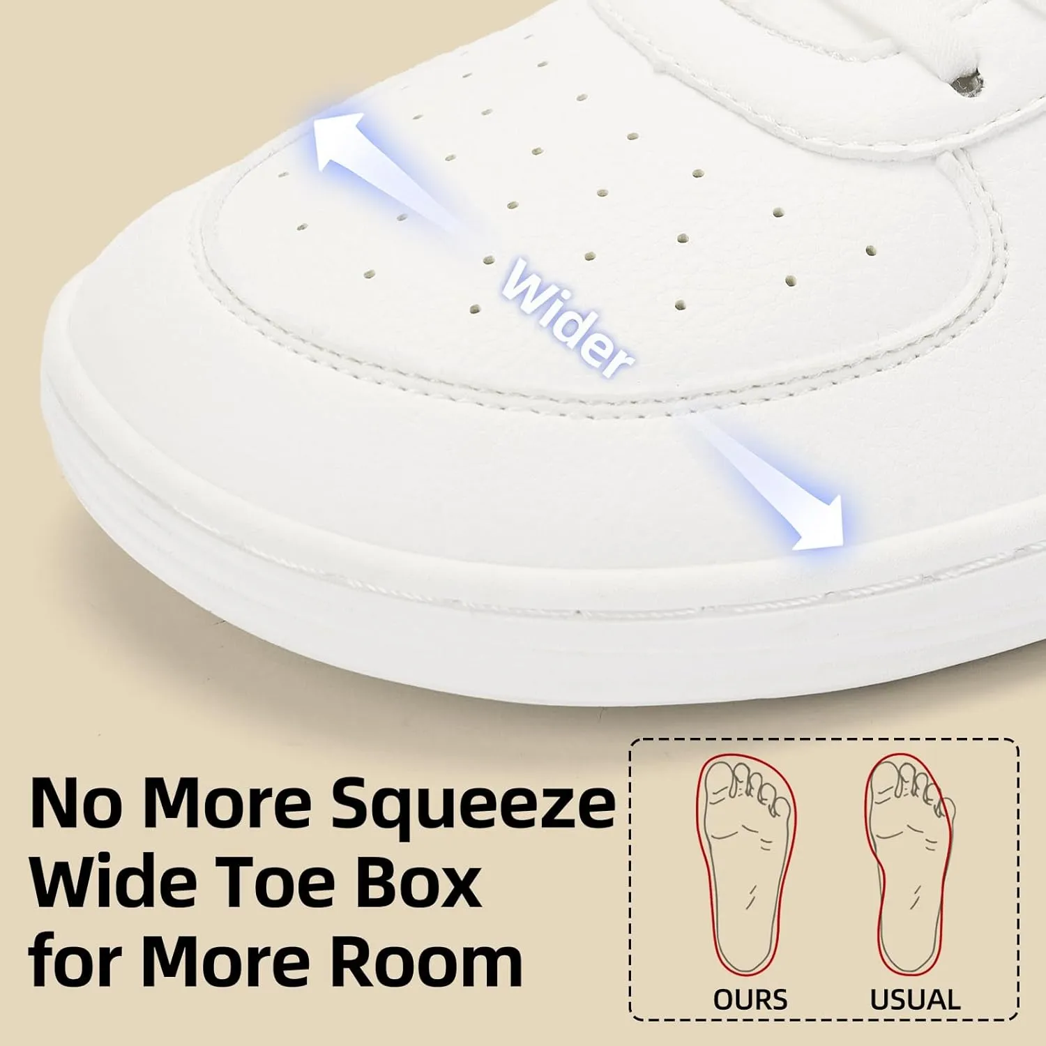 Pulltop Barefoot Wide Toe Box Shoes for Men - Minimalist Barefoot Dress Shoes Sneakers Zero Drop Slip on Walking Non Slip Shoes for Men