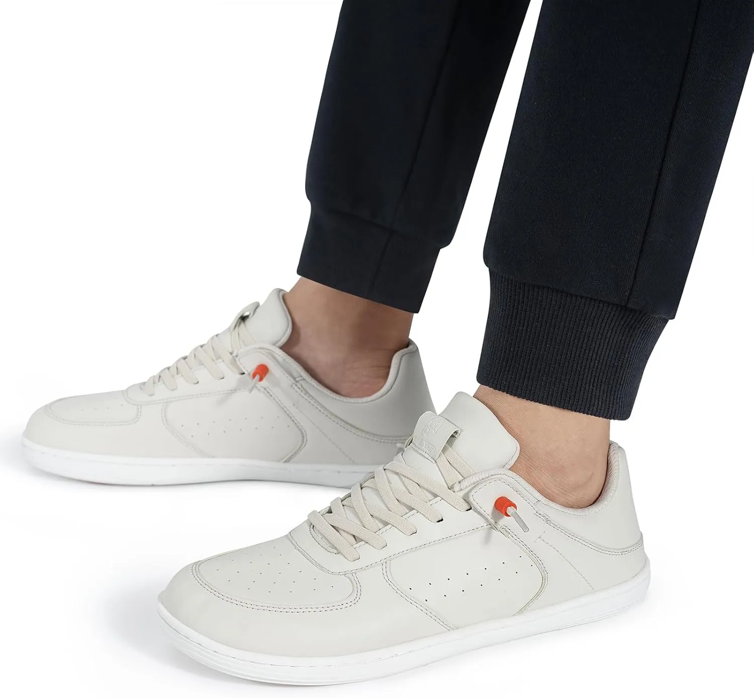 Pulltop Barefoot Wide Toe Box Shoes for Men - Minimalist Barefoot Dress Shoes Sneakers Zero Drop Slip on Walking Non Slip Shoes for Men