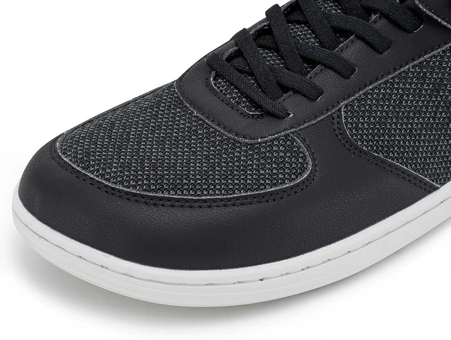 Pulltop Barefoot Wide Toe Box Shoes for Men - Minimalist Barefoot Dress Shoes Sneakers Zero Drop Slip on Walking Non Slip Shoes for Men