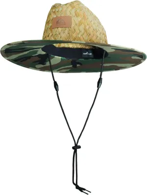 Quiksilver Boys' Pierside Print Straw Sun Hat