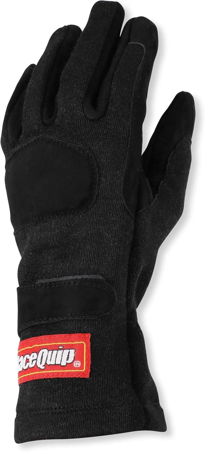 RaceQuip® 355006RQP 355 Series Driving Gloves - SFI 3.3/5 - Black/Black - XL