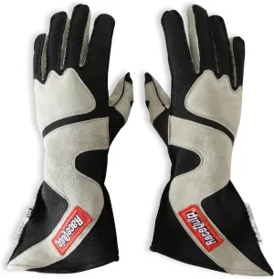 RaceQuip® 359602RQP 359 Series Driving Gloves - SFI 3.3/5 - Black/Gray - Small