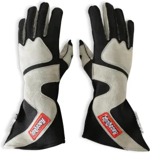 RaceQuip® 359605RQP 359 Series Driving Gloves - SFI 3.3/5 - Black/Gray - Large