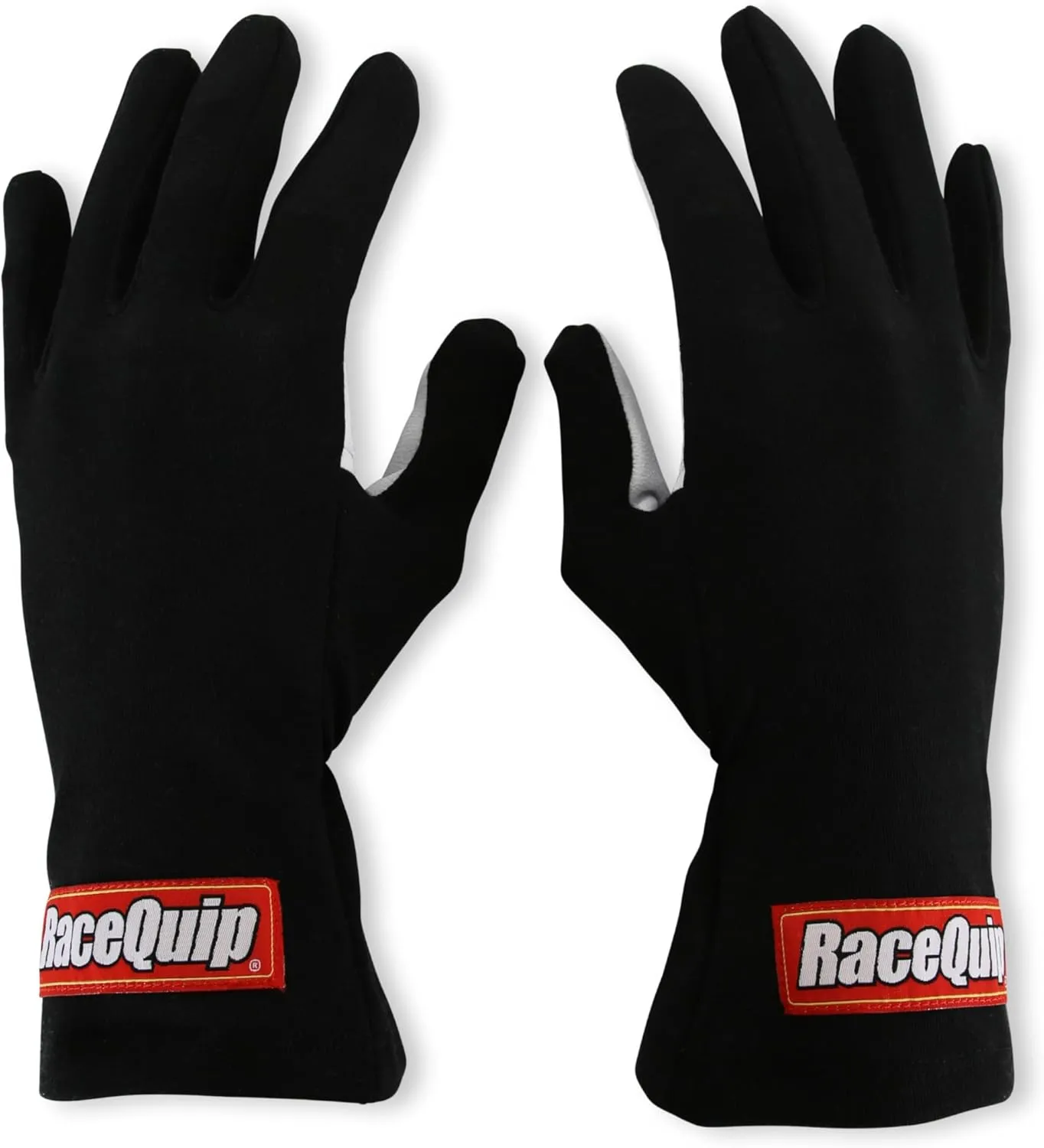 RaceQuip RQP 350006 RQP 350 Series Driving Gloves- Single Layer Black/White XL