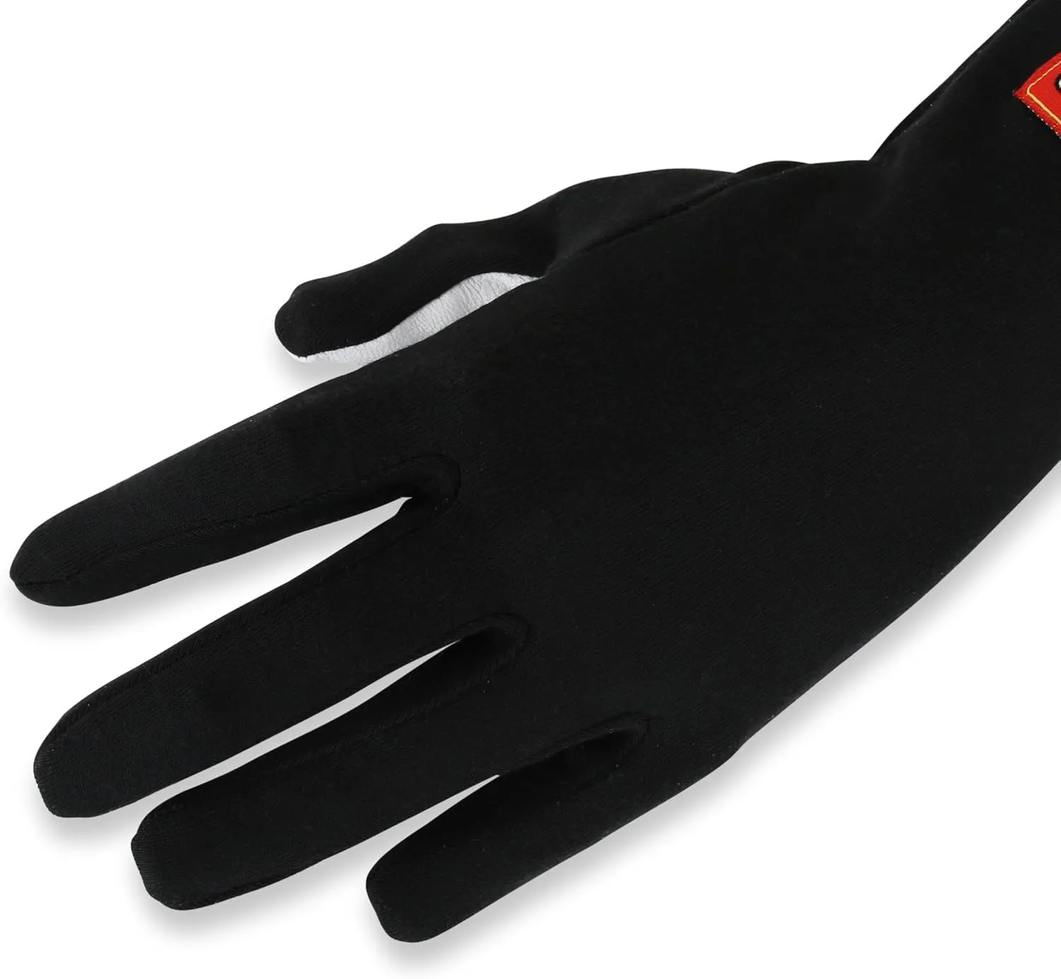 RaceQuip RQP 350006 RQP 350 Series Driving Gloves- Single Layer Black/White XL