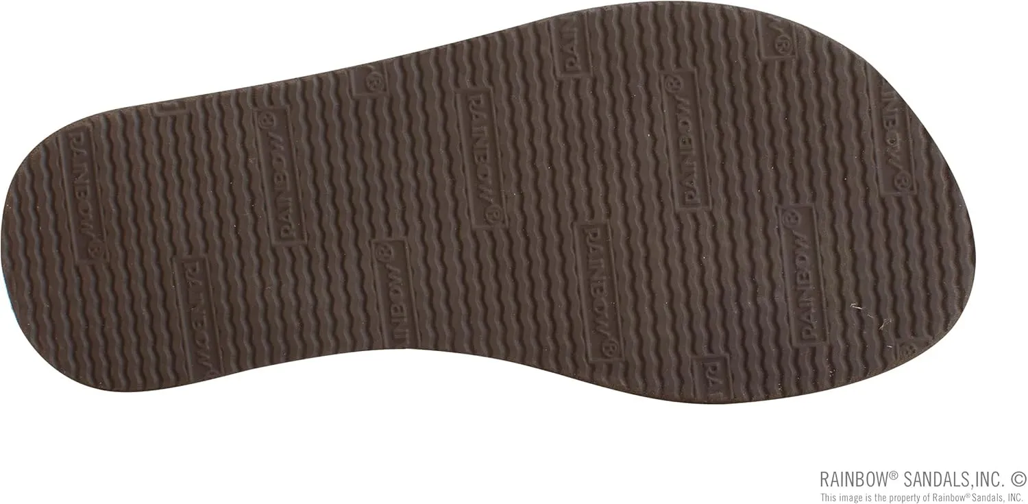 Rainbow Sandals Kid's Single Layer Premier Leather w/Narrow Crystal Strap
