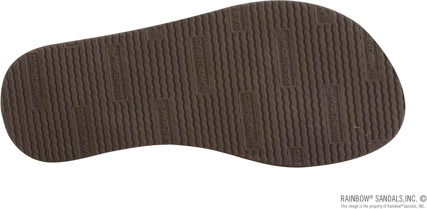 Rainbow Sandals Kid's Single Layer Premier Leather w/Narrow Crystal Strap