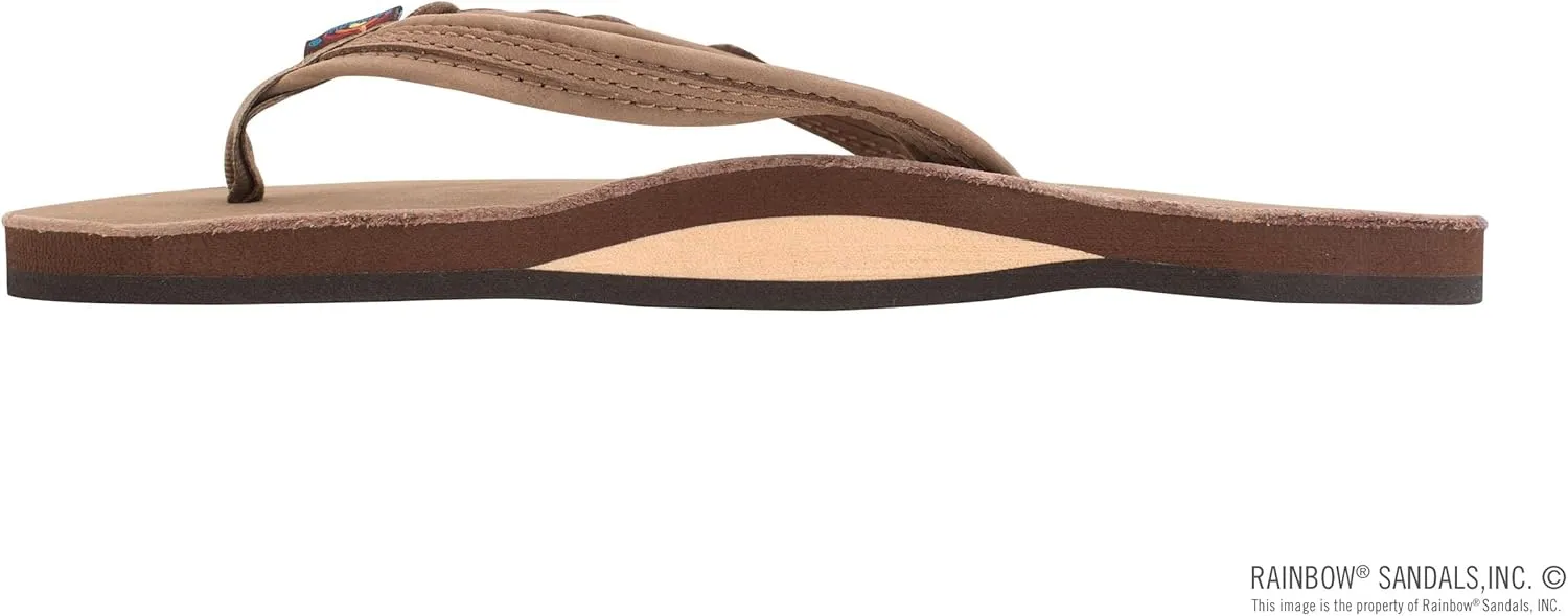 Rainbow Sandals Madison - Single Layer Arch Support with a Braid on a 1/2" Narrow Strap