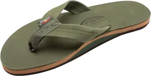 Rainbow Sandals Mens Luxury Leather - Single Layer Arch Support