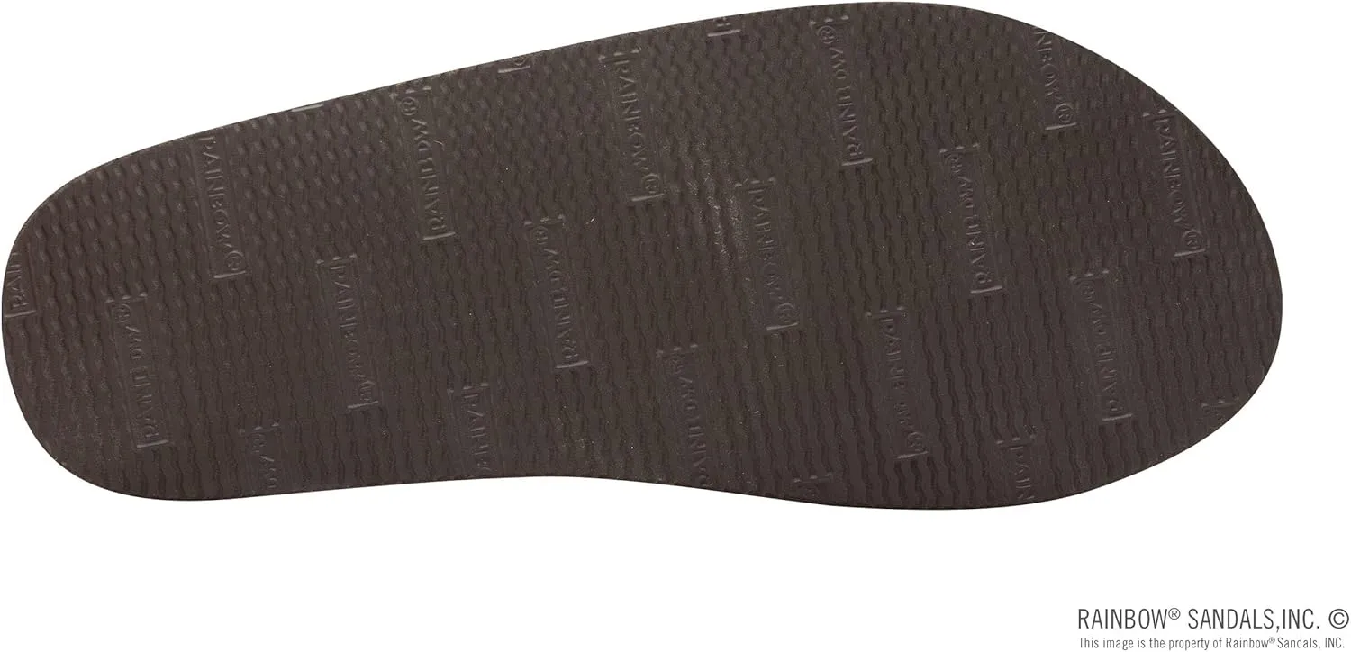 Rainbow Sandals Mens Luxury Leather - Single Layer Arch Support