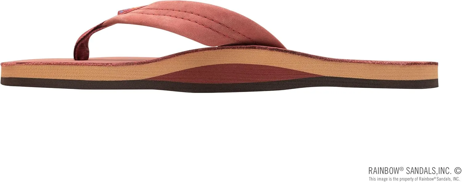 Rainbow Sandals Mens Luxury Leather - Single Layer Arch Support