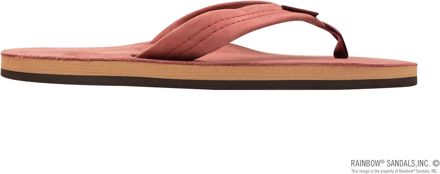 Rainbow Sandals Mens Luxury Leather - Single Layer Arch Support