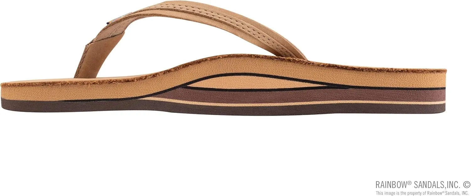 Rainbow Sandals Women’s Double Layer Flirty Braidy Premier Leather w/Single Braided Strap