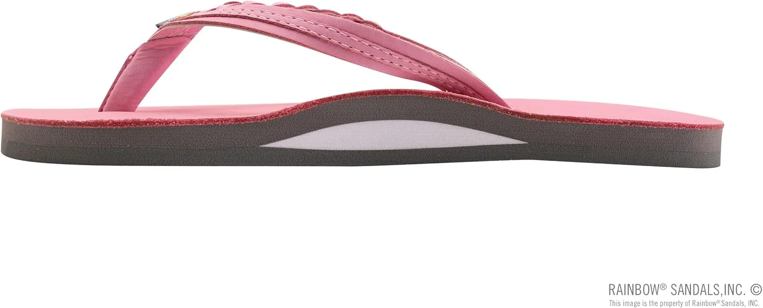 Rainbow Sandals Women’s Flirty Braidy Premier Leather w/Single Braided Strap