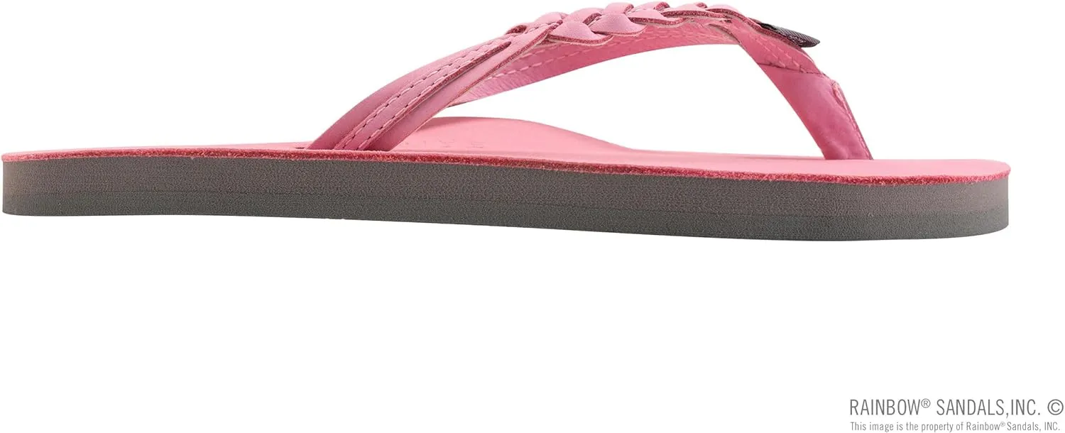 Rainbow Sandals Women’s Flirty Braidy Premier Leather w/Single Braided Strap