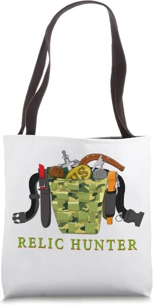 Relic Hunter Metal Detecting Tote Bag