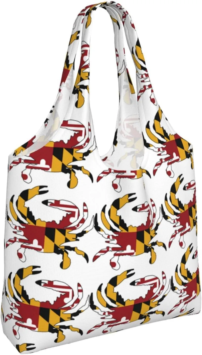 retro usa flag Canvas Tote Bags Reusable Shopping Bag Handbag for Shopper Beach Gifts
