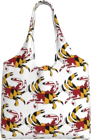 retro usa flag Canvas Tote Bags Reusable Shopping Bag Handbag for Shopper Beach Gifts