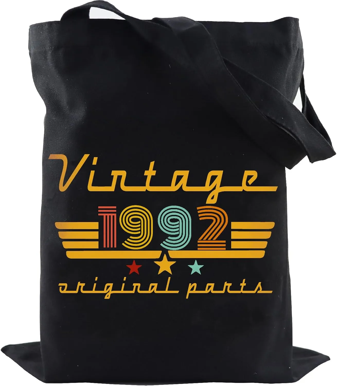 Reusable Canvas Tote Bags, 1990 1991 1992 1993 1994 1995 1996 1997 1998 1999 Birthday Gifts for Women
