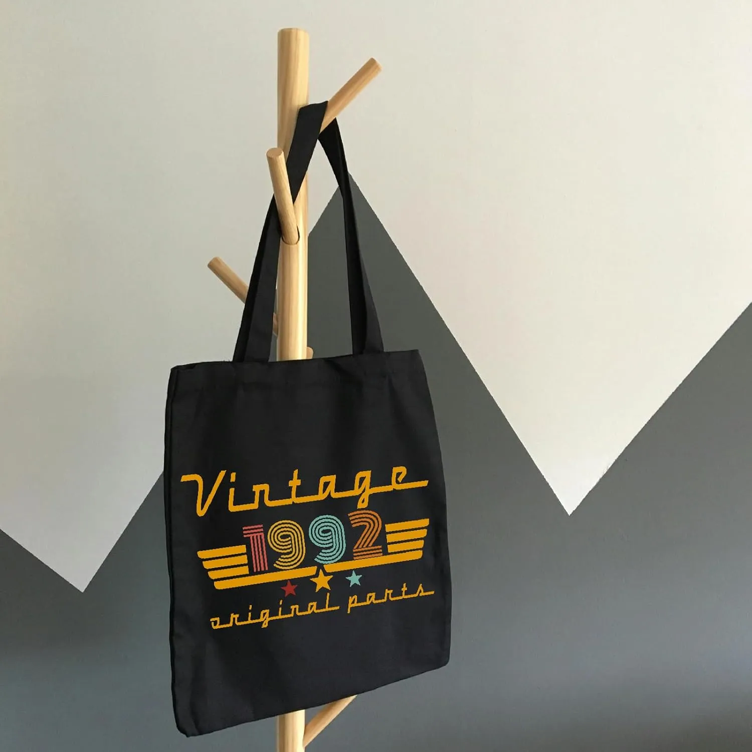 Reusable Canvas Tote Bags, 1990 1991 1992 1993 1994 1995 1996 1997 1998 1999 Birthday Gifts for Women