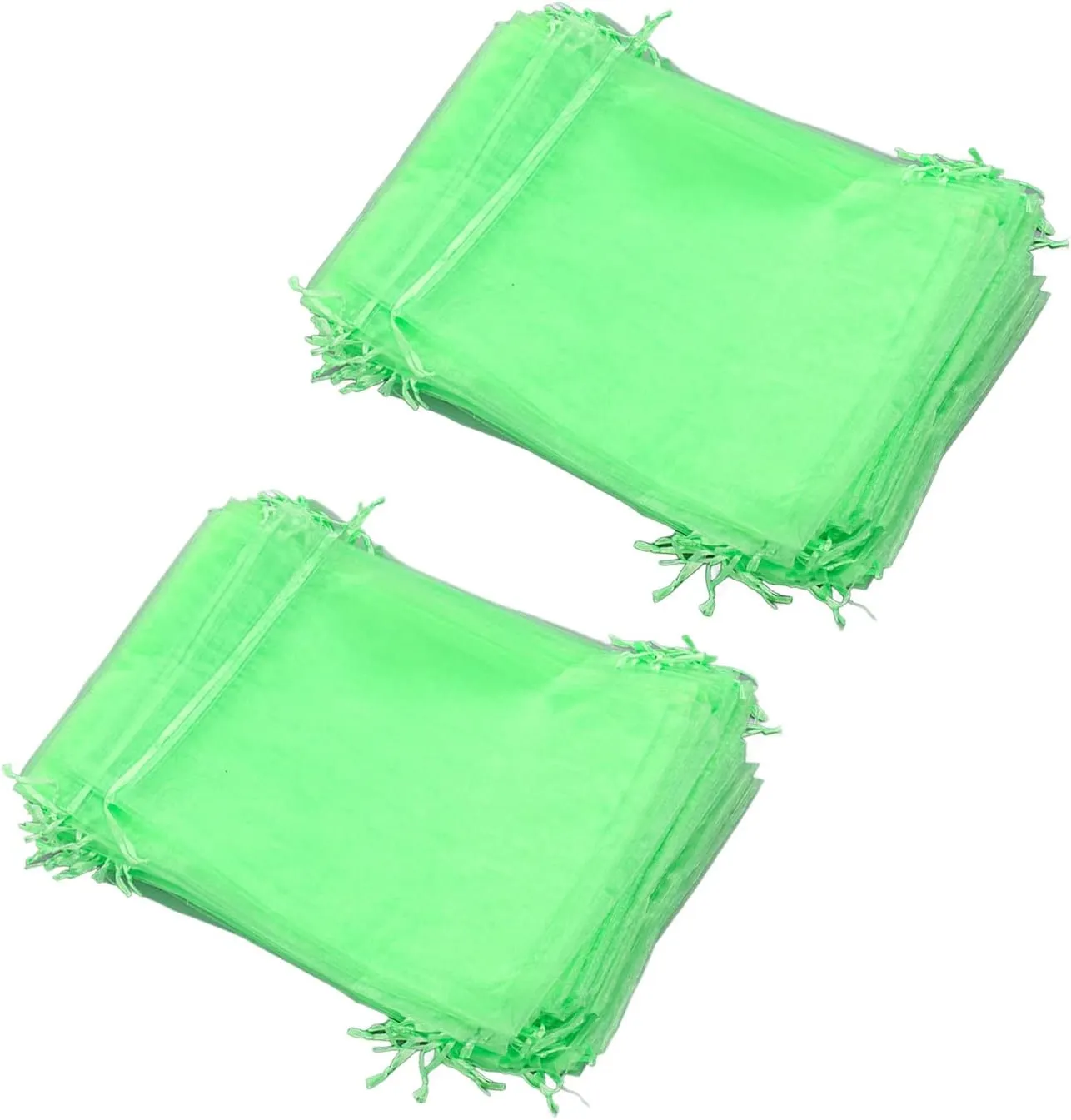 Reusable Fruit Network Bag for Plant Blossom Fruits Green, 100PCs Garden Network Barrier Bags to Protect Apples, Pears and Other Fruits, Polyethylene Material (10 * 15cm)