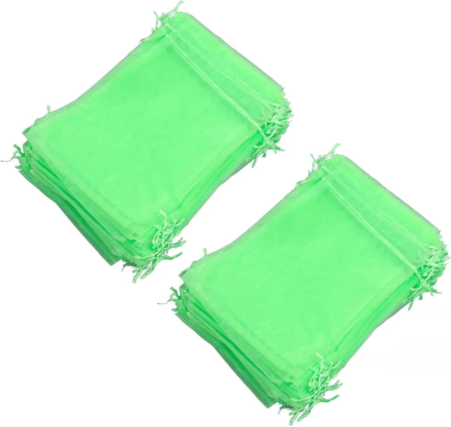 Reusable Fruit Network Bag for Plant Blossom Fruits Green, 100PCs Garden Network Barrier Bags to Protect Apples, Pears and Other Fruits, Polyethylene Material (10 * 15cm)