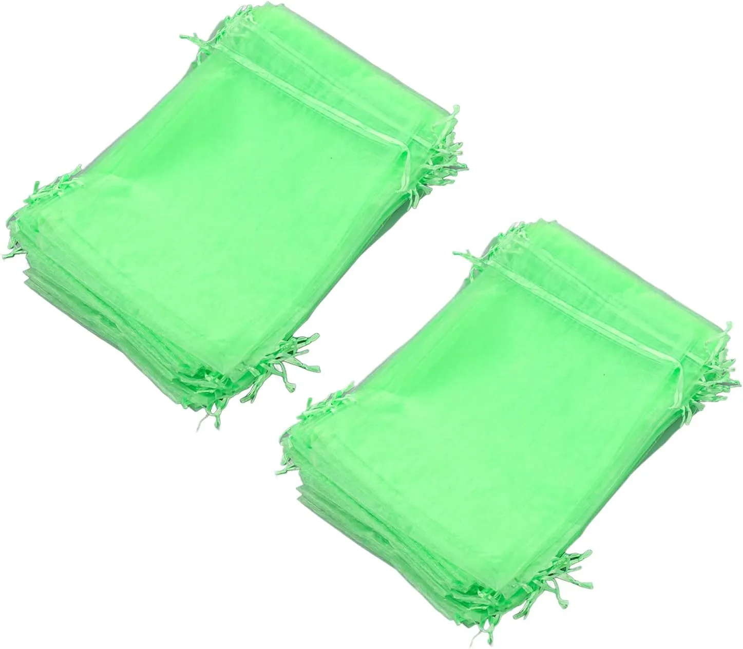 Reusable Fruit Network Bag for Plant Blossom Fruits Green, 100PCs Garden Network Barrier Bags to Protect Apples, Pears and Other Fruits, Polyethylene Material (10 * 15cm)