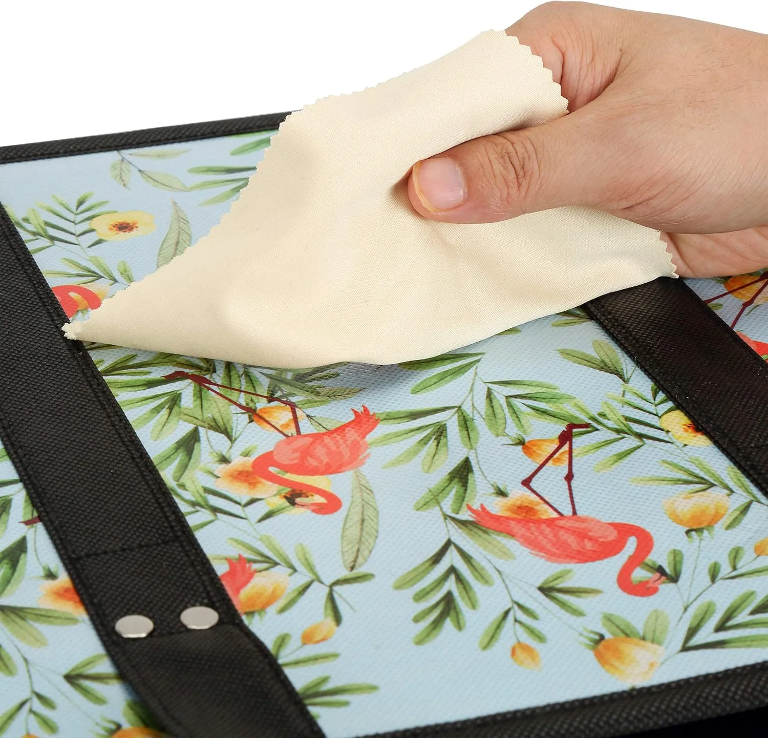 Reusable Grocery Bags Set Durable Heavy Duty Tote Bag Collapsible Grocery Shopping Box Bag with Reinforced Bottom