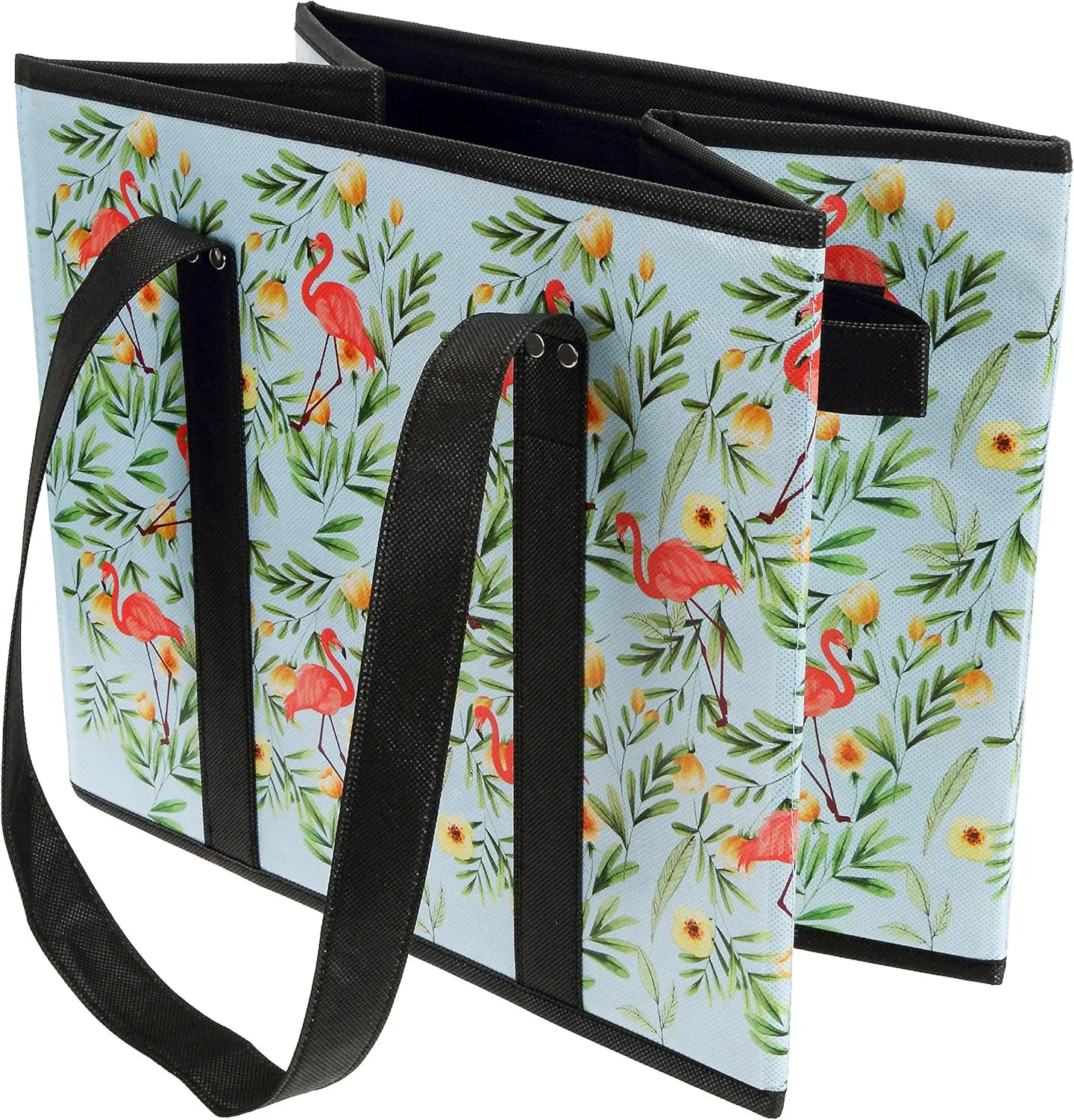 Reusable Grocery Bags Set Durable Heavy Duty Tote Bag Collapsible Grocery Shopping Box Bag with Reinforced Bottom